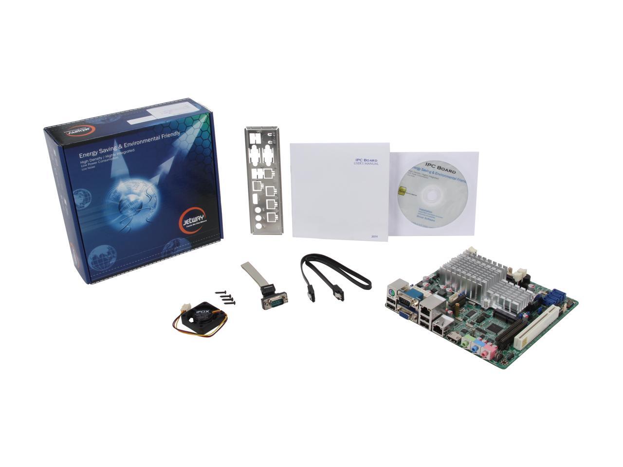 JetWay JNF9D2700 Intel Atom D2700 (2.13GHz, DualCore) Mini ITX
