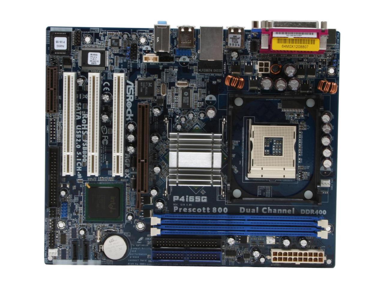 Asrock p4i65g какие видеокарты поддерживает