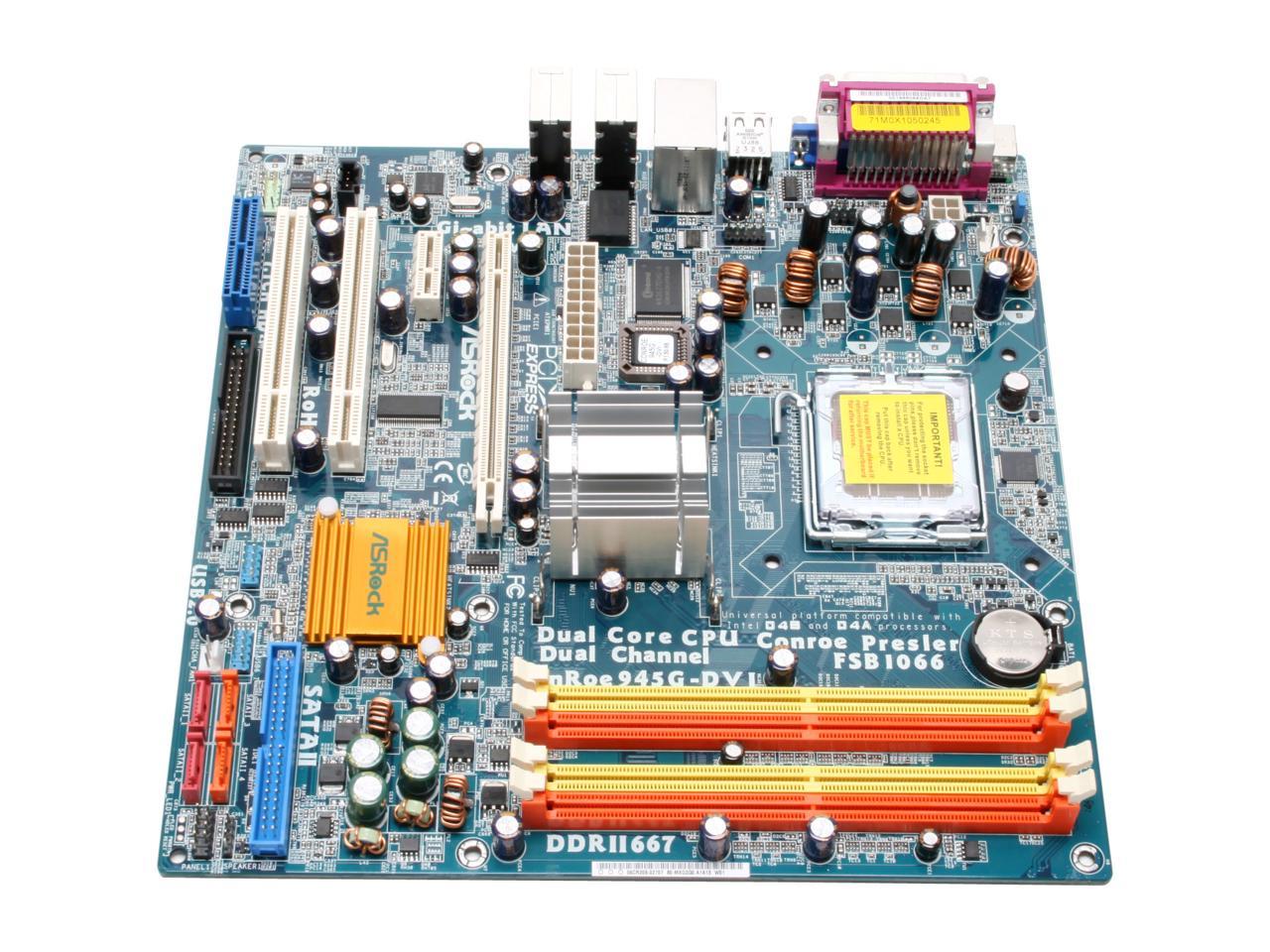 Asrock conroe945g dvi какой сокет