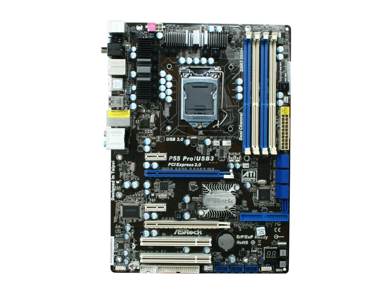 Asrock p55 pro обзор