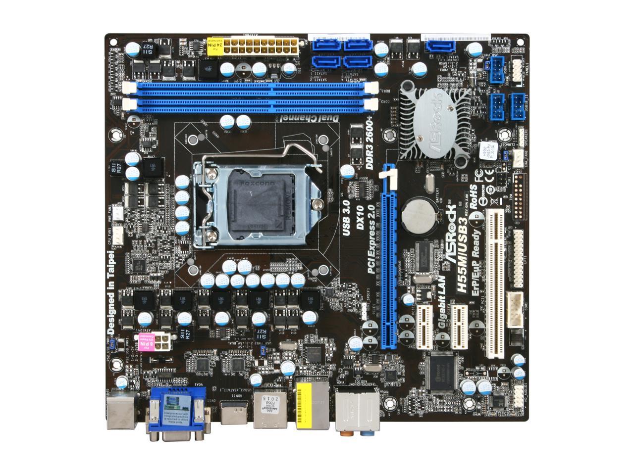 Asrock h55m le схема