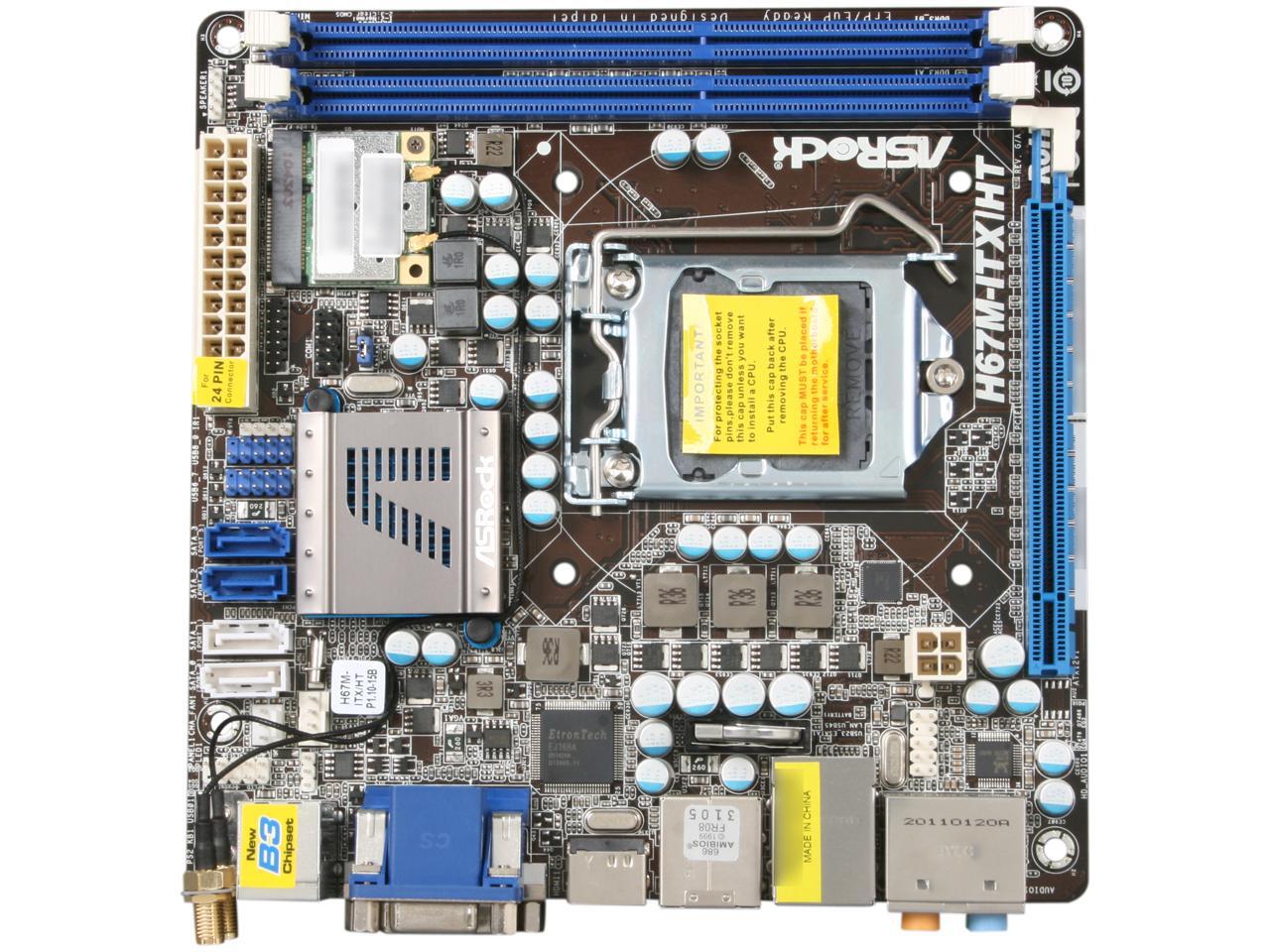H67MITX/HT LGA 1155 Mini ITX Intel Motherboard Newegg.ca