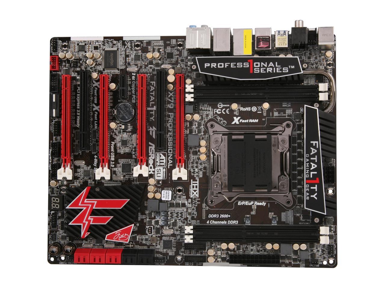ASRock Fatal1ty X79 Professional LGA 2011 ATX Intel Motherboard 