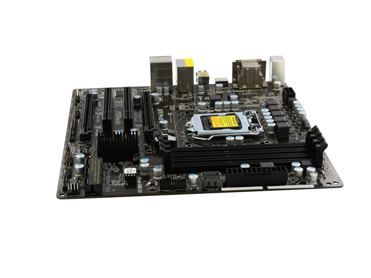 ASRock B75 PRO3-M LGA 1155 Micro ATX Intel Motherboard - Newegg.ca