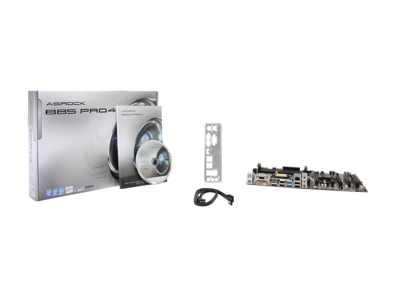 ASRock B85 Pro4 LGA 1150 ATX Intel Motherboard - Newegg.ca