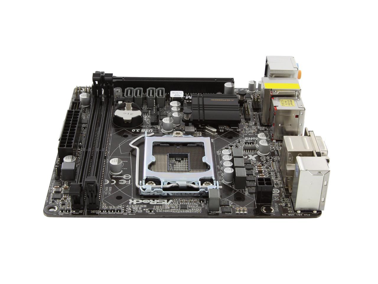 ASRock B85M-ITX LGA 1150 Intel B85 HDMI SATA 6Gb/s USB 3.0 Mini ITX Intel  Motherboard