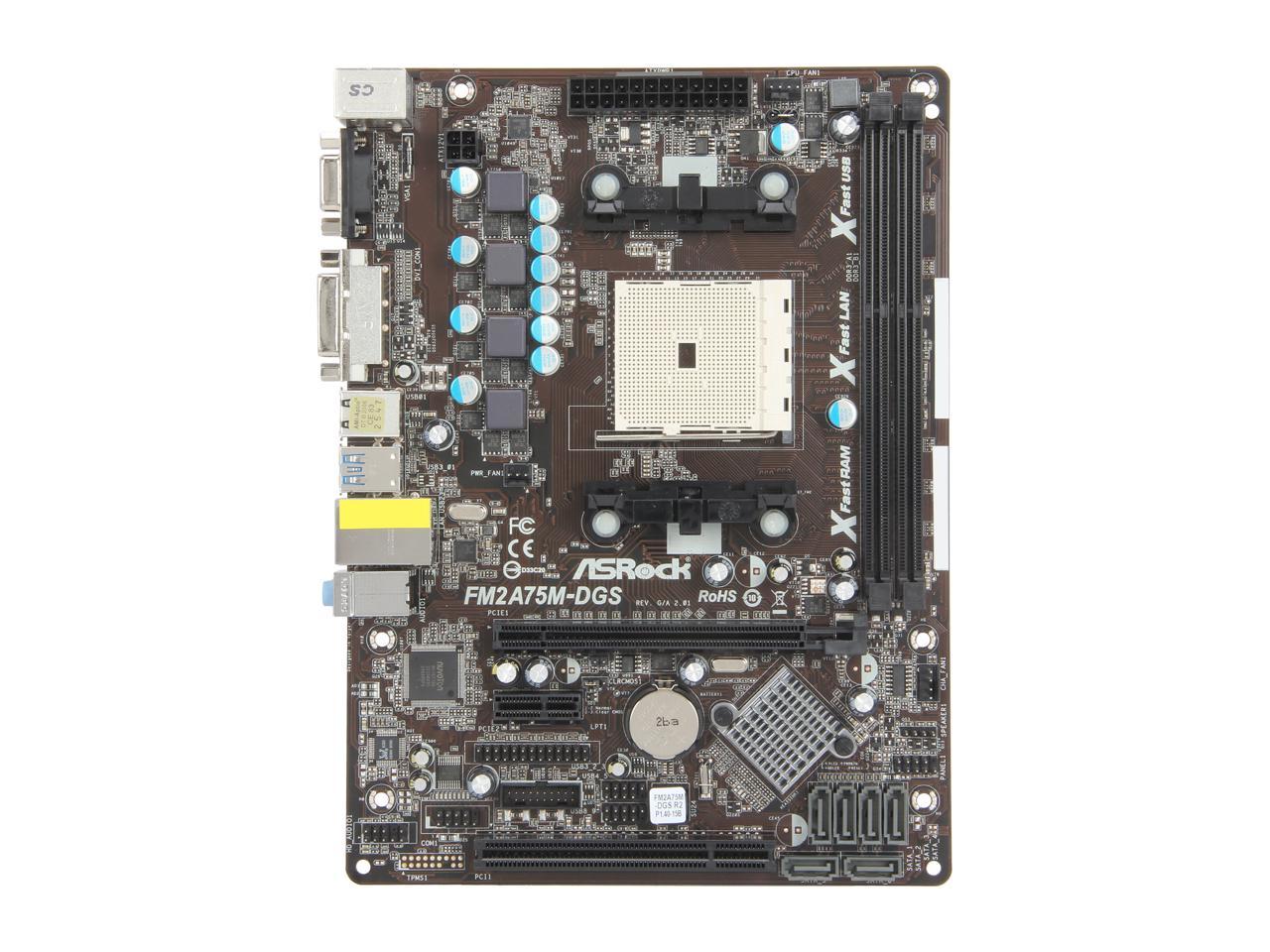 Asrock fm2a75m dgs совместимость с какими видеокартами