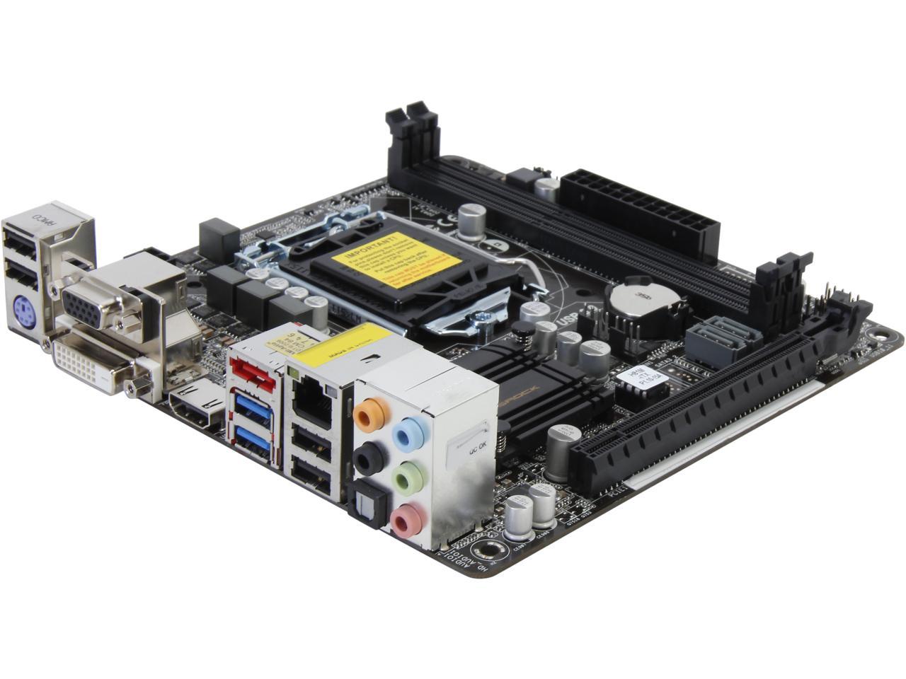 Very Good: ASRock H81M-ITX LGA 1150 Mini ITX Intel Motherboard 
