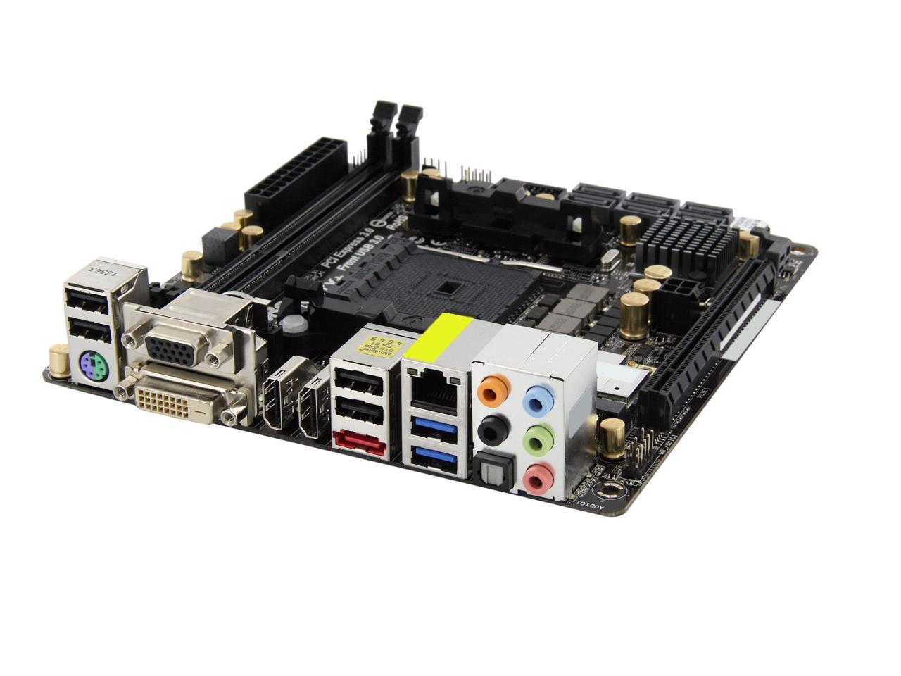 ASRock FM2A88X-ITX+ FM2+ / FM2 Mini ITX AMD Motherboard - Newegg.com