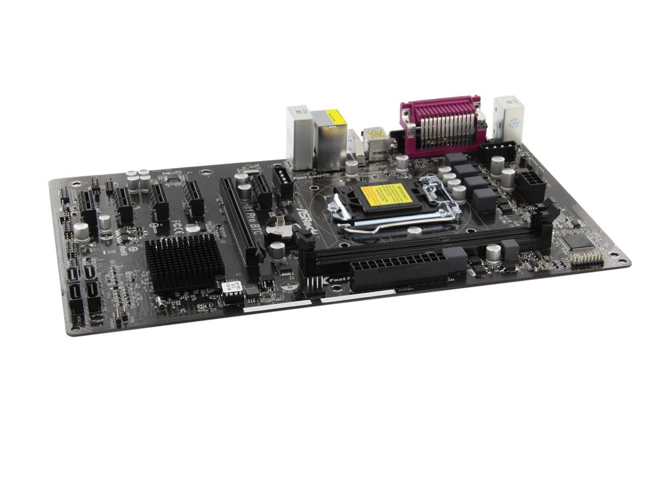 asrock h81 pro btc motherboard with 6 pci-e slots