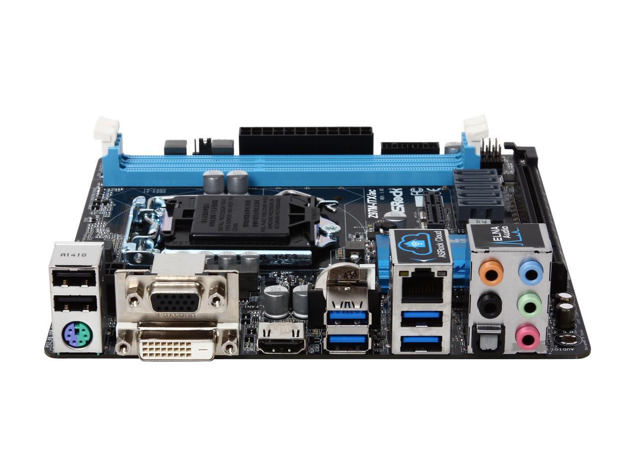 ASRock Z97M-ITX/AC LGA 1150 Mini ITX Intel Motherboard - Newegg.com