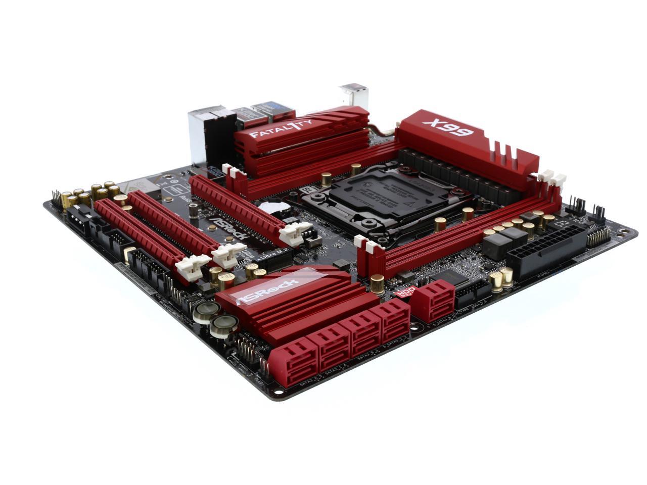 ASROCK X99M KILLER Motherboard Intel X99 LGA 2011-3 Micro ATX 4*DDR4 2 x RJ-45 