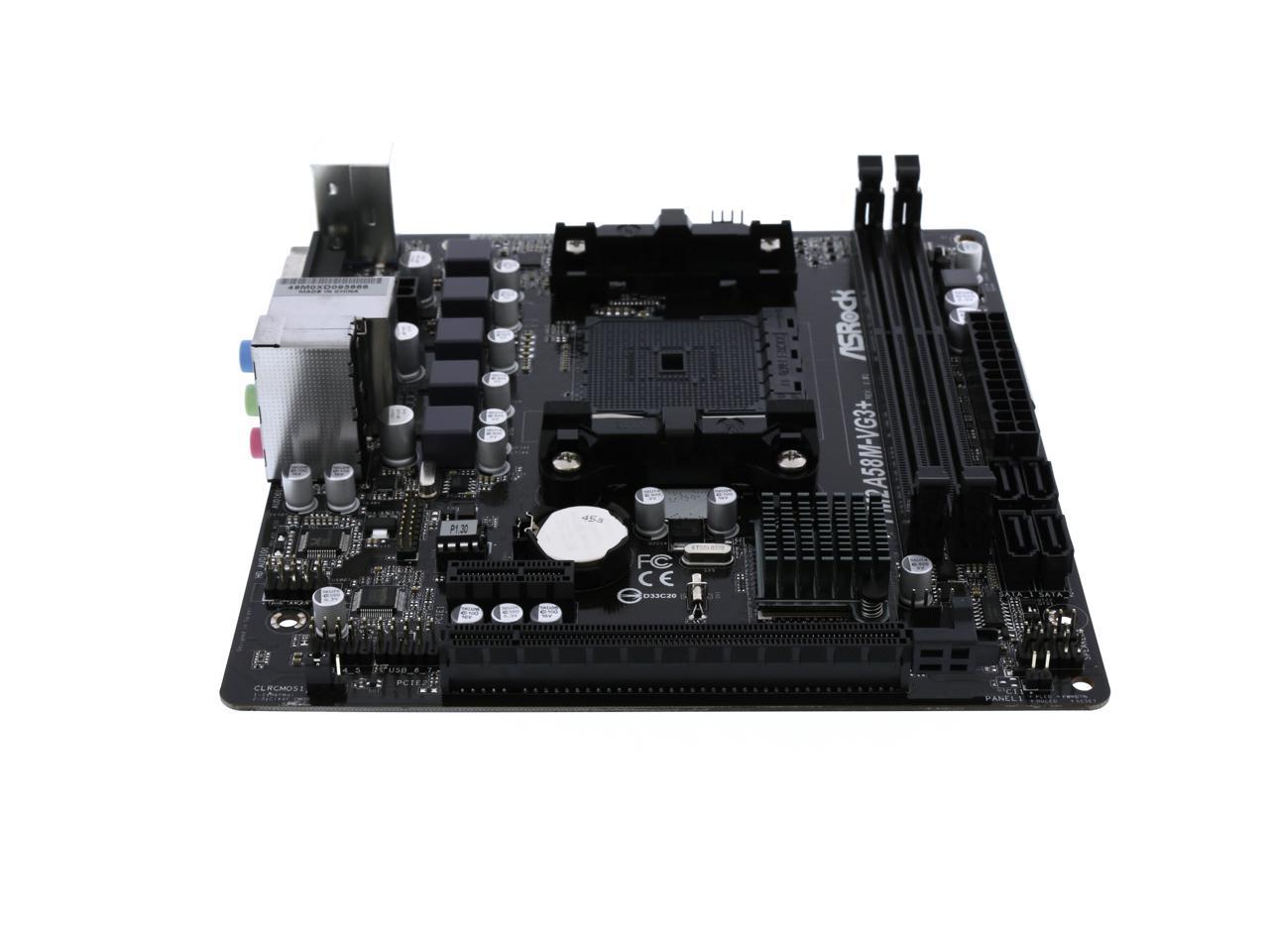 Asrock fm2a58m vg3 не стартует