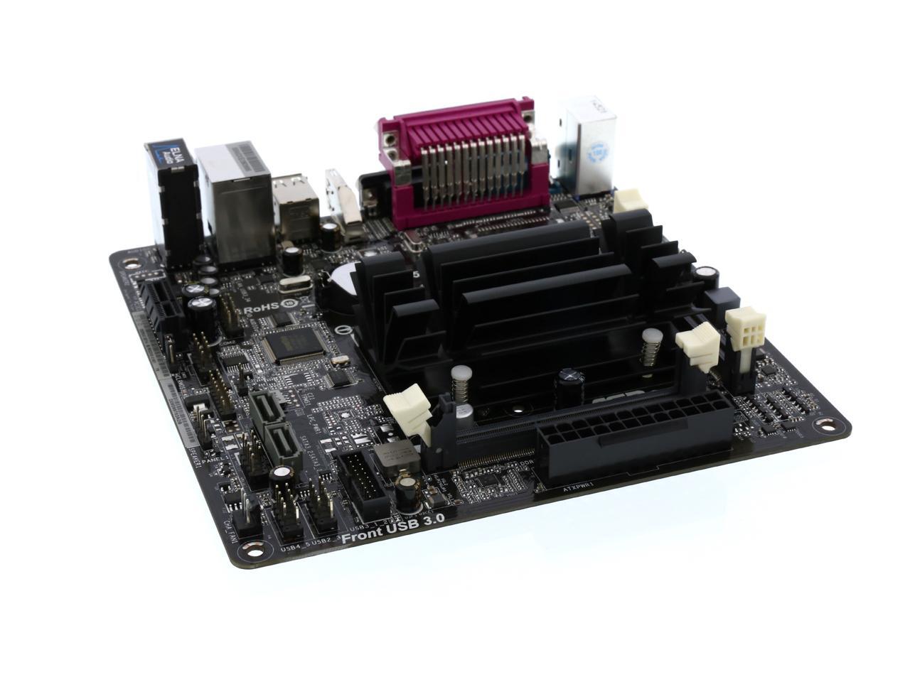 ASRock N3150B-ITX Intel Quad-Core Processor N3150 (up to 2.08 GHz) Mini ...