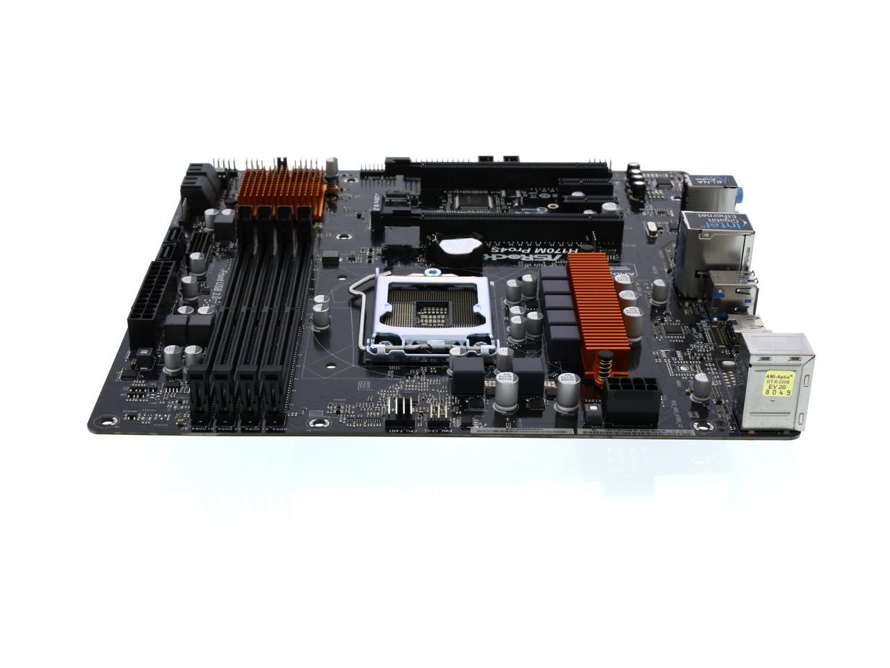 Used - Very Good: ASRock H170M Pro4S LGA 1151 Micro ATX Intel