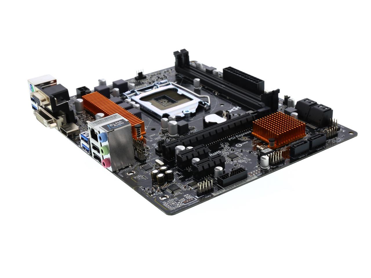 ASRock B150M-HDV LGA 1151 Micro ATX Intel Motherboard - Newegg.com