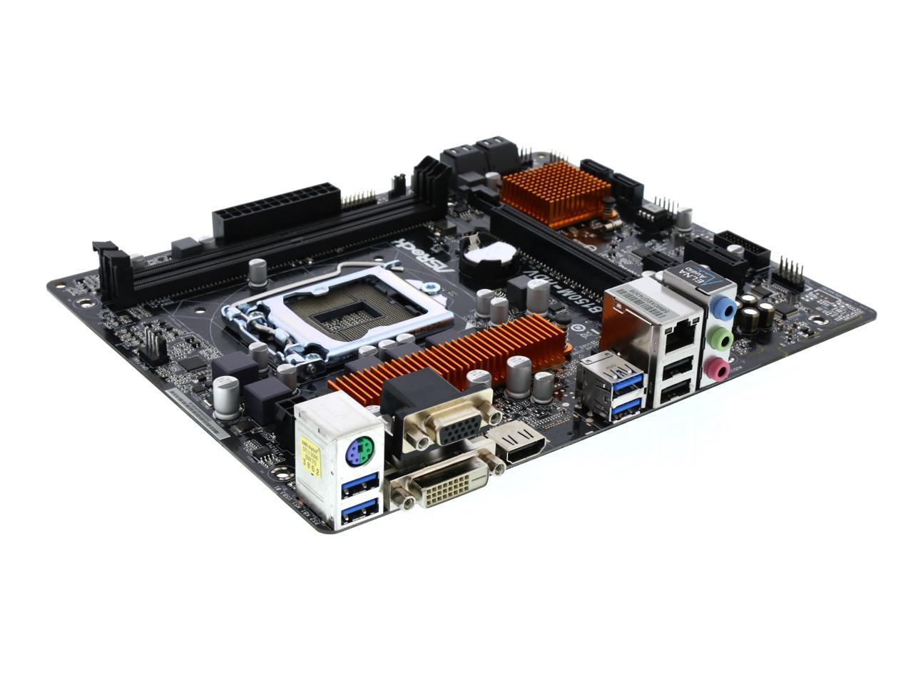 ASRock B150M-HDV LGA 1151 Micro ATX Intel Motherboard - Newegg.com