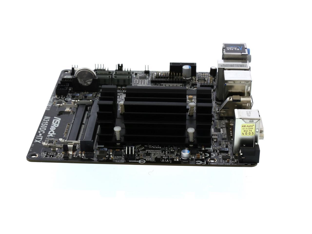 ASRock N3150DC-ITX Intel Quad-Core Processor N3150 (up to 2.08 GHz ...