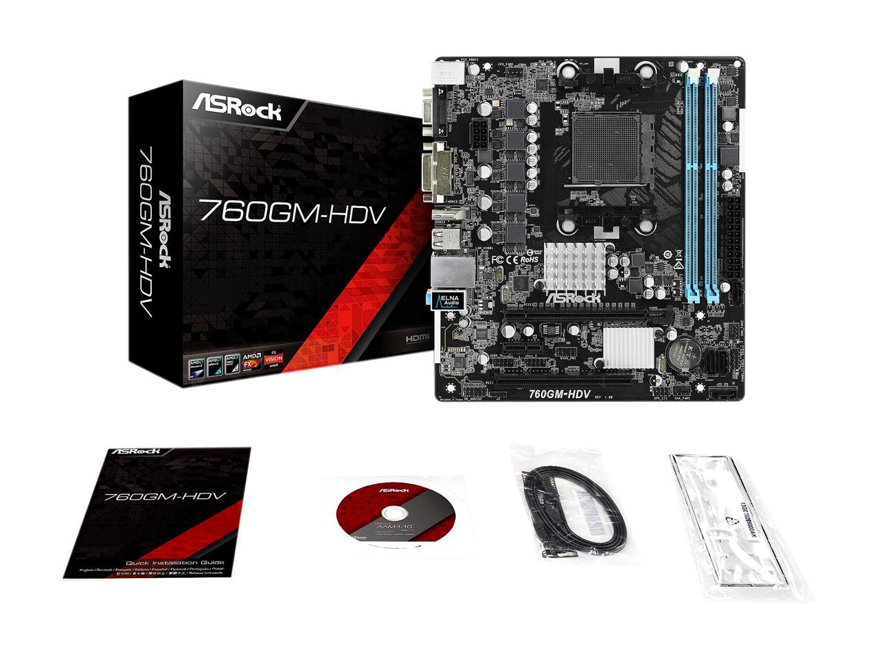 Asrock 760gm hdv обзор