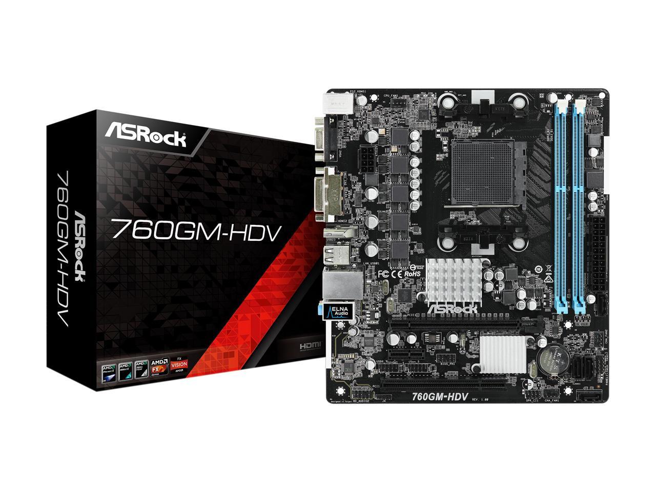 Asrock 760gm hdv обзор