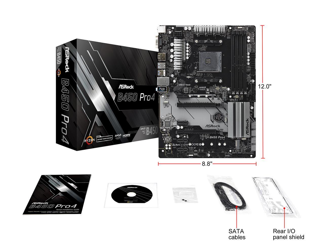 B450m pro4. ASROCK b450 pro4. ASROCK b450 pro4 am4. ASROCK b450 pro4 коробка. ASROCK b450 pro4 комплектация.