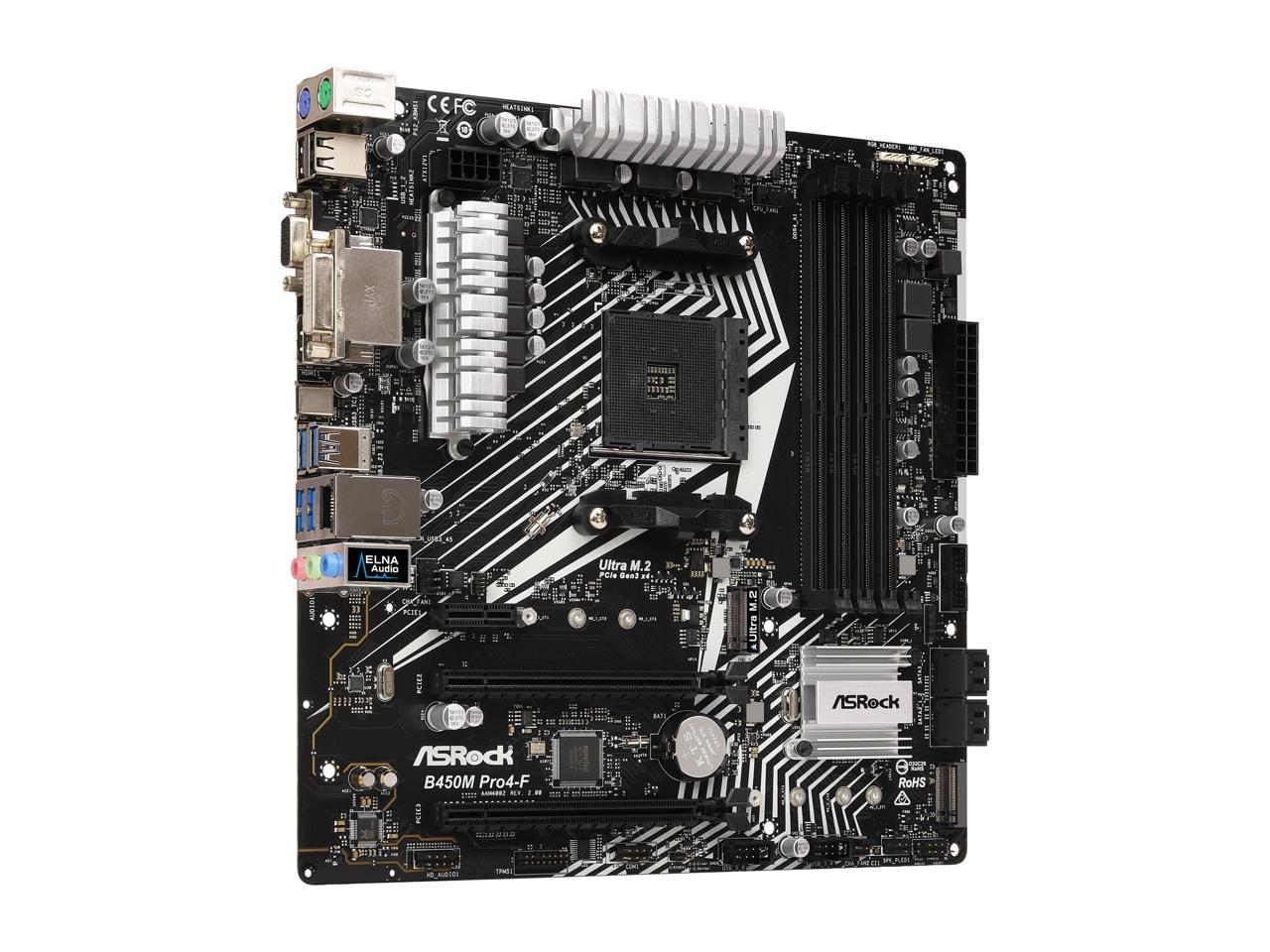 Asrock b450m pro4 не работает интернет