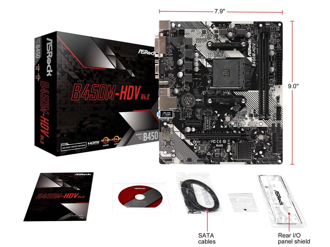 Asrock b450m hdv bios прошивка