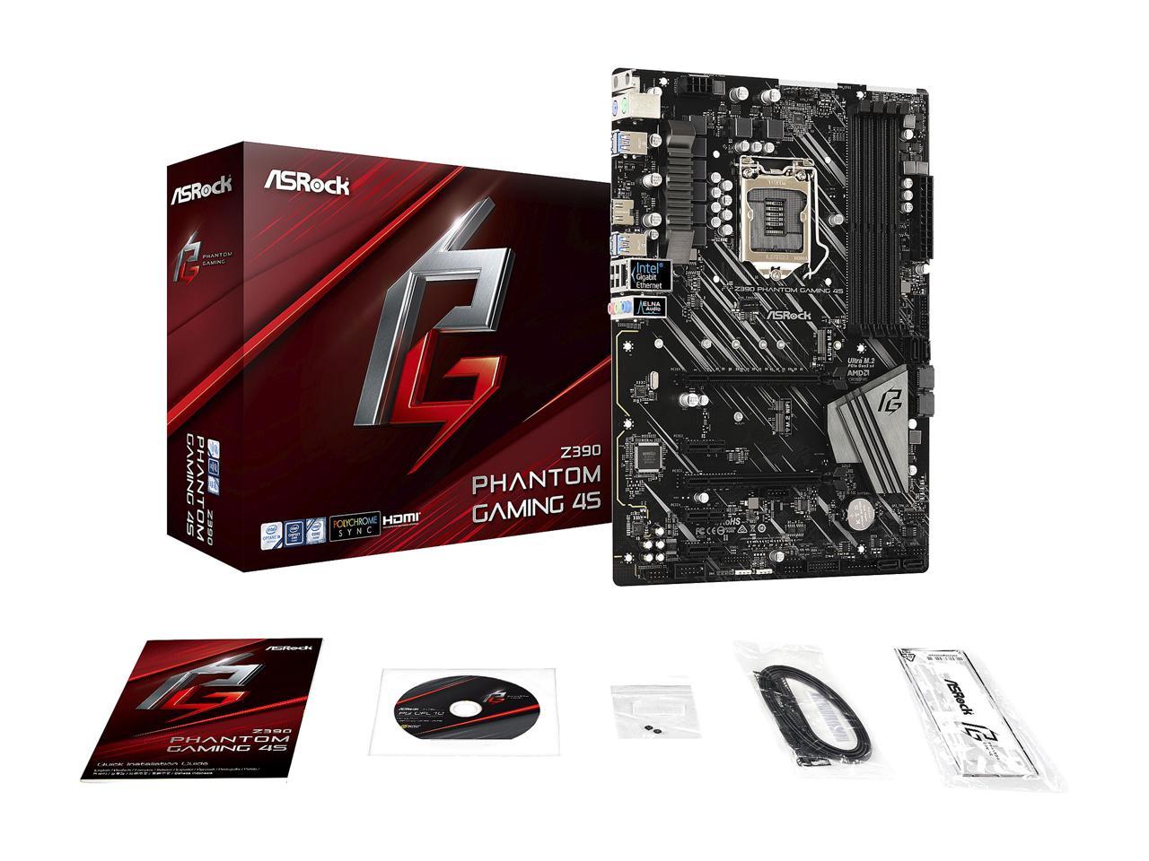 Asrock z390 phantom gaming 4s обзор