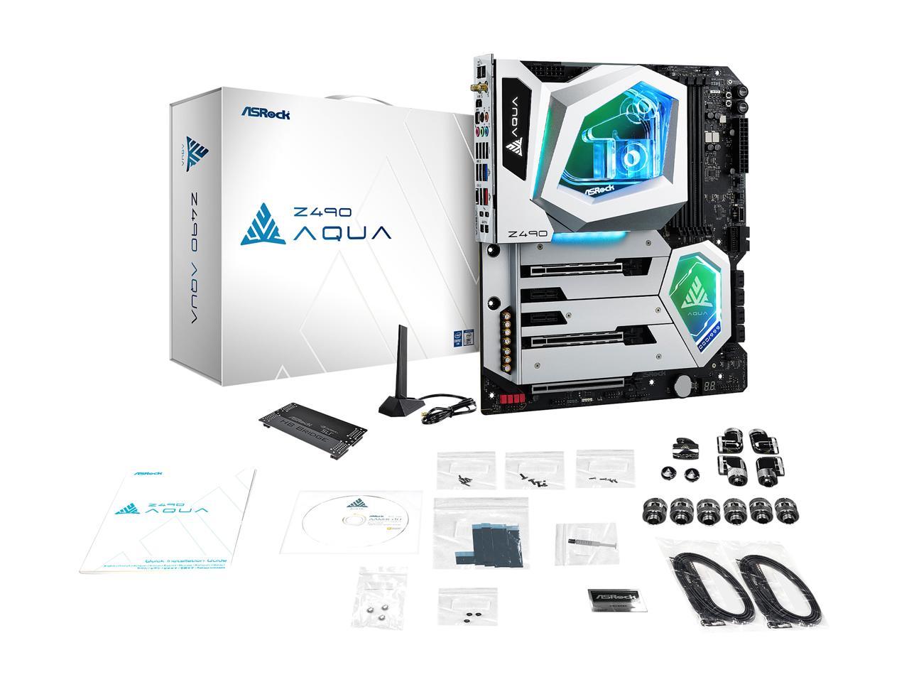 Asrock z490 aqua обзор