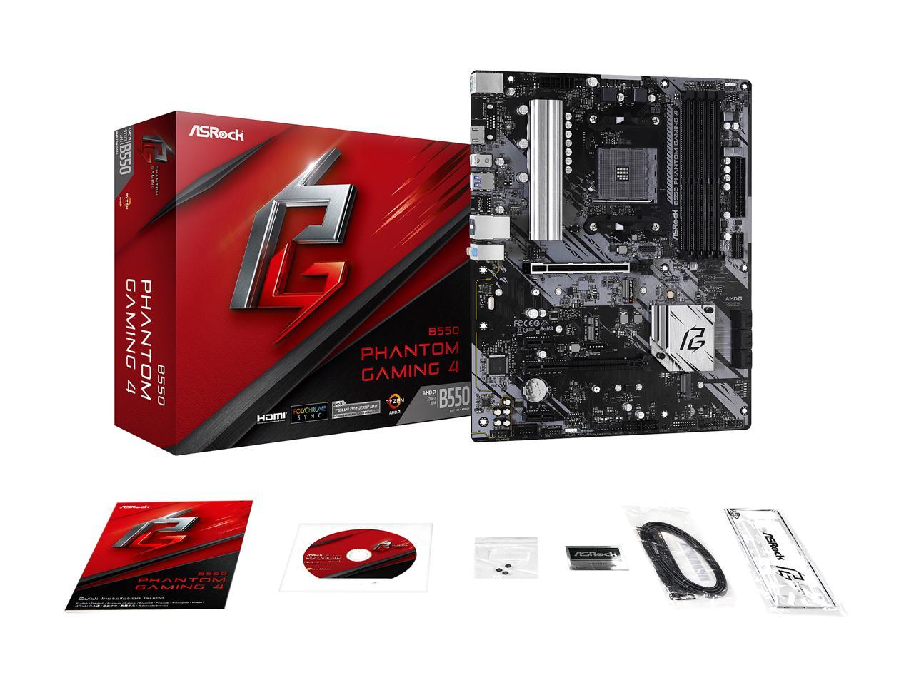 Asrock b550m phantom gaming 4 обзор