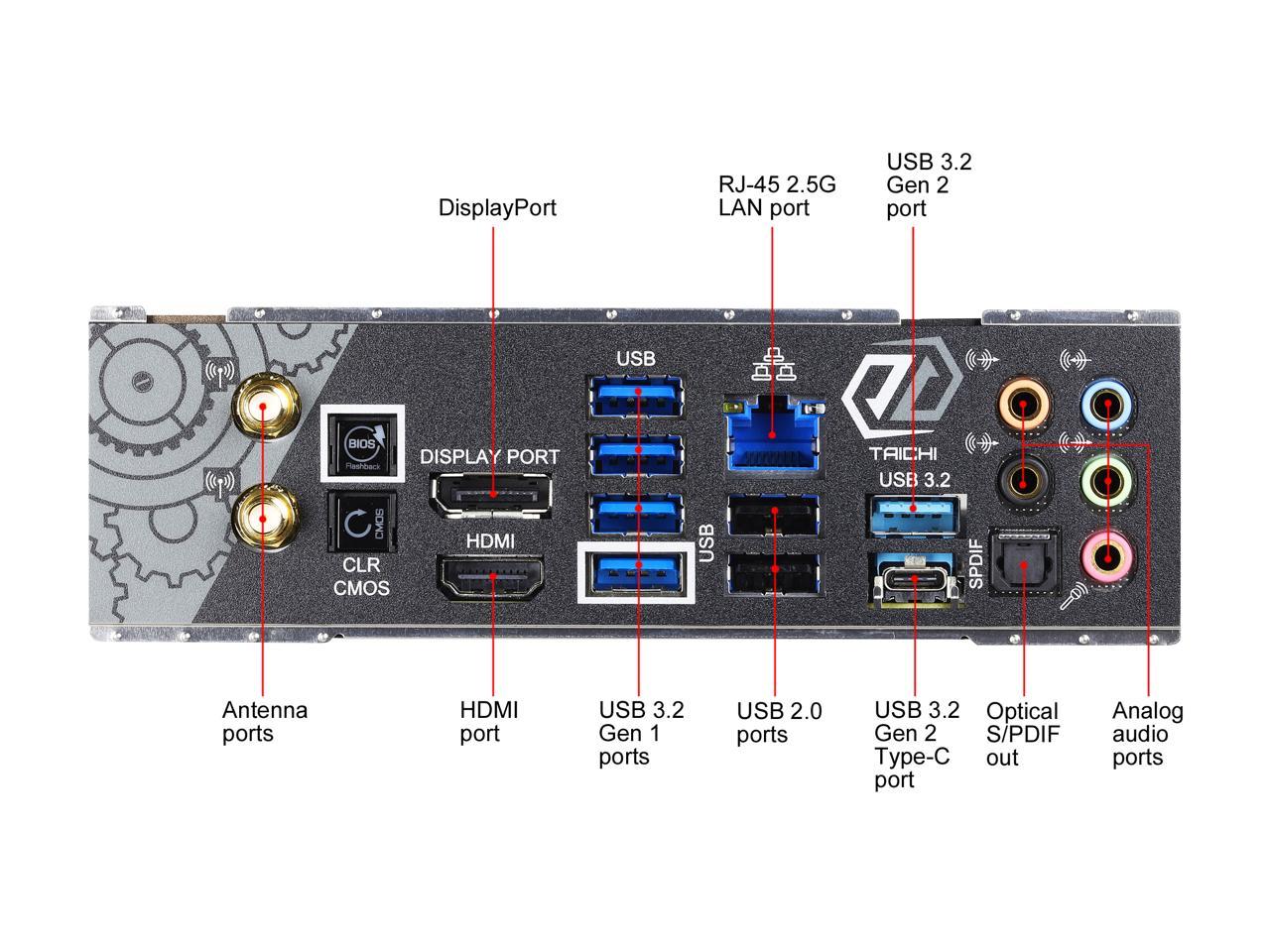 ASRock B550 TAICHI AM4 ATX AMD Motherboard - Newegg.com