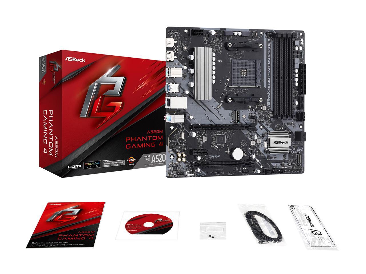 Asrock a520m phantom gaming 4 обзор