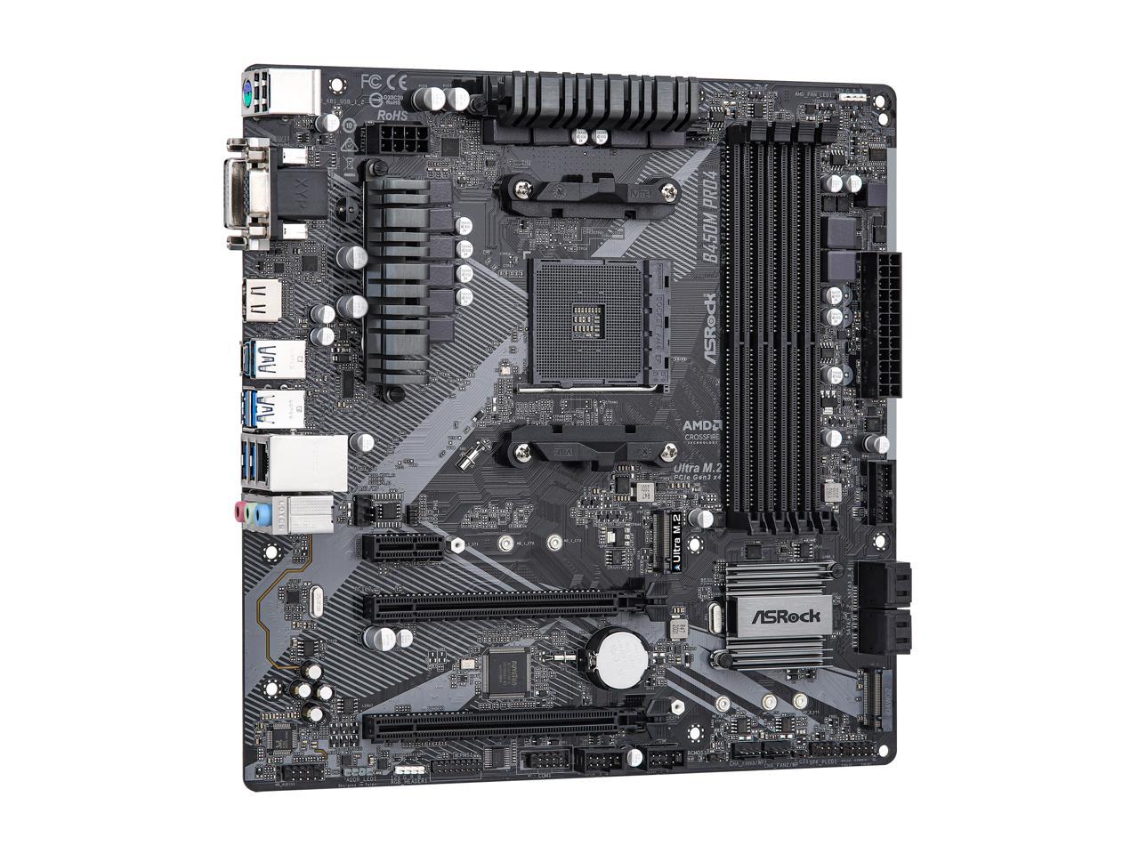 Asrock b450m pro4 не работает интернет