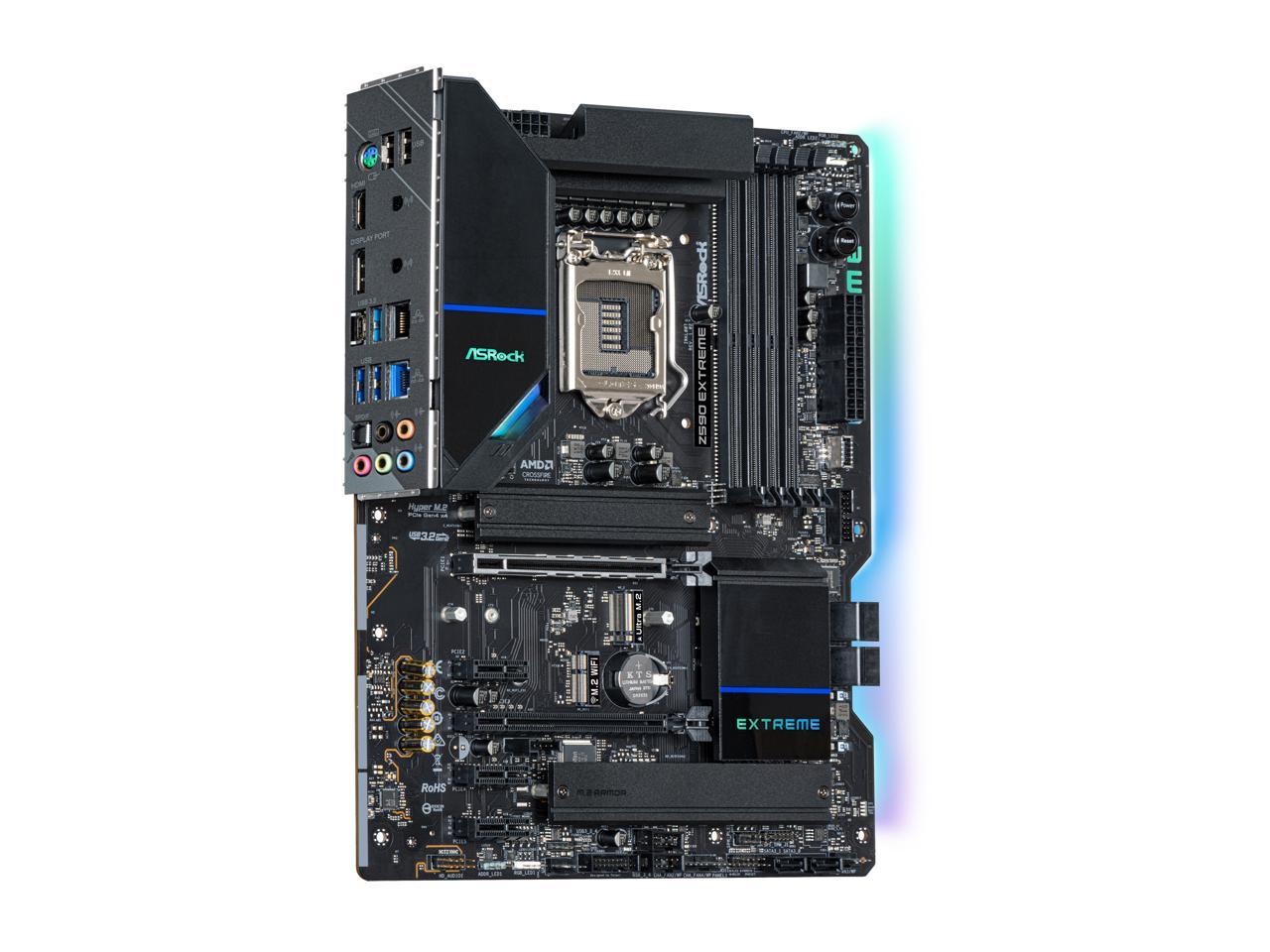 Asrock z590 extreme не запускается