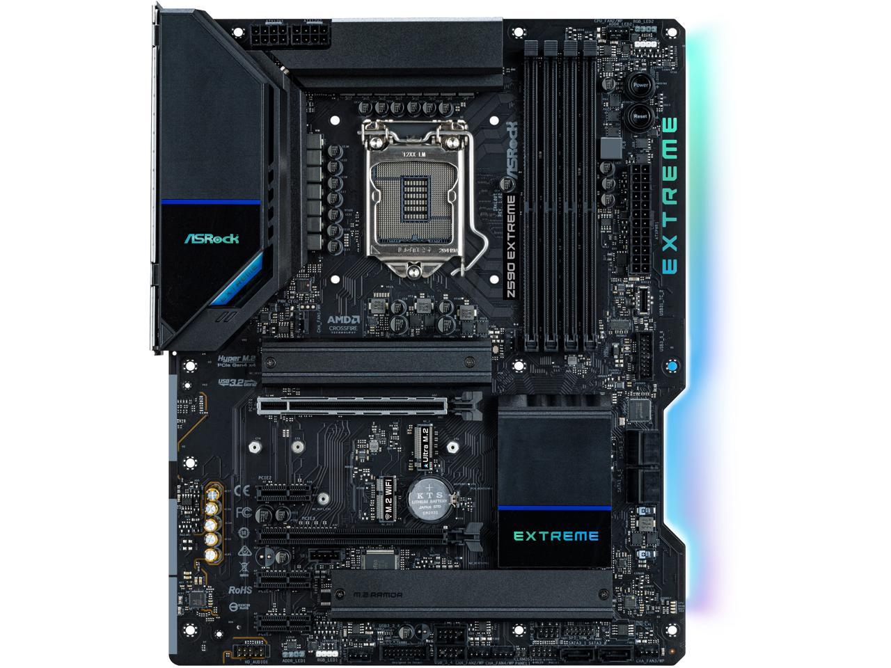 Asrock z590 extreme не запускается