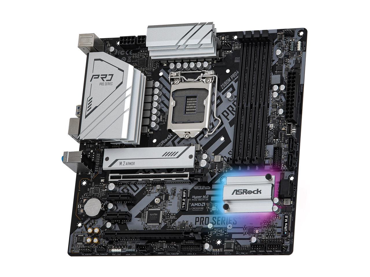 ASRock Z590M PRO4 LGA 1200 Micro ATX Intel Motherboard Newegg.ca