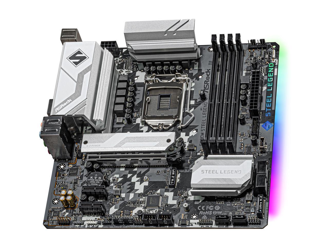 Asrock B M Steel Legend Lga Micro Atx Intel Motherboard Newegg Ca