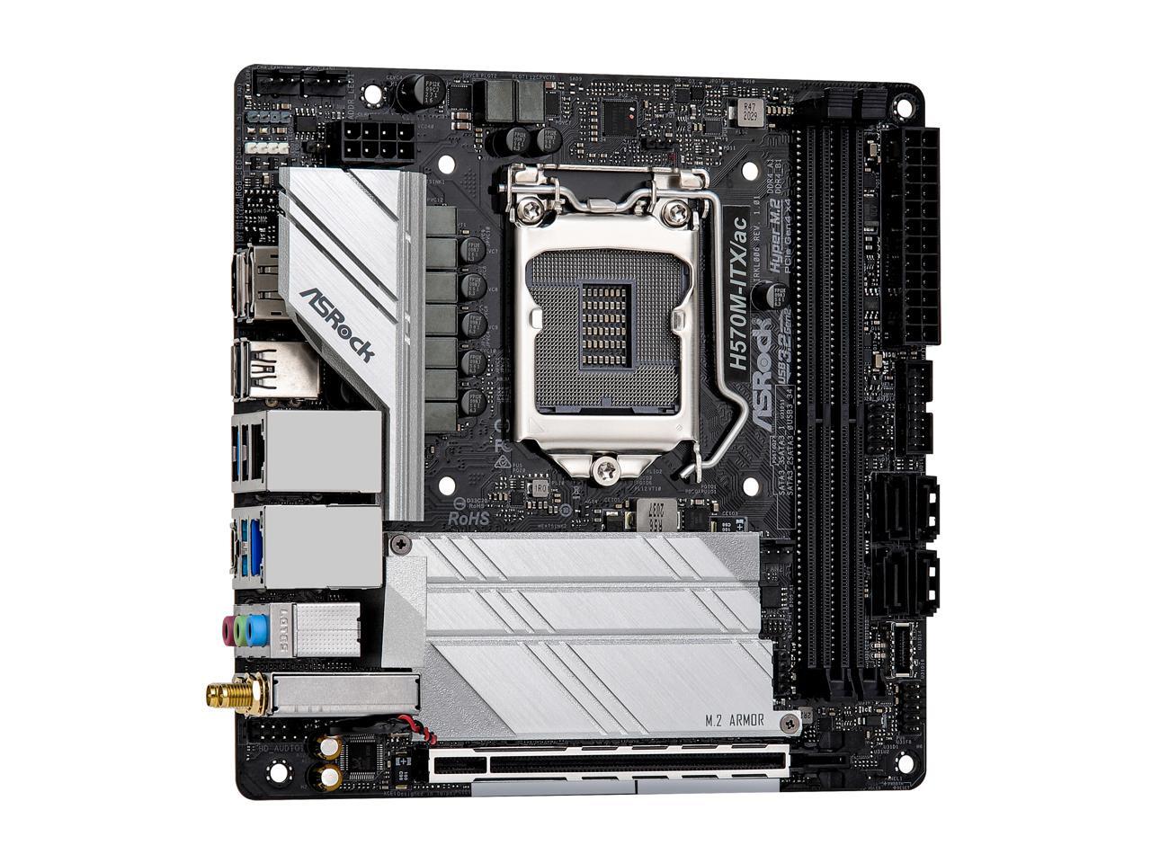 ASRock H570MITX/AC LGA 1200 Mini ITX Intel Motherboard Newegg.ca
