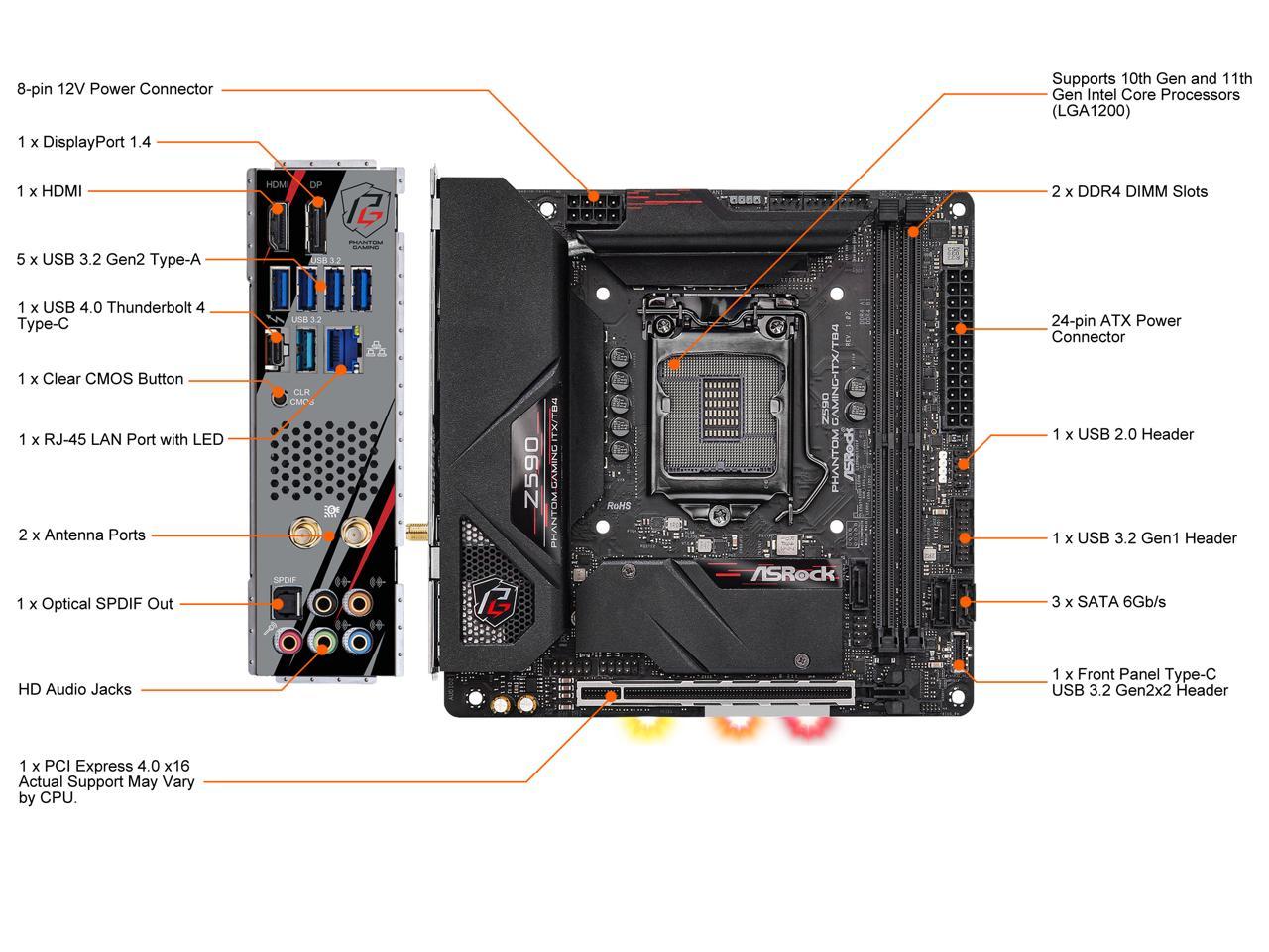 Asrock z590 phantom gaming 4 обзор