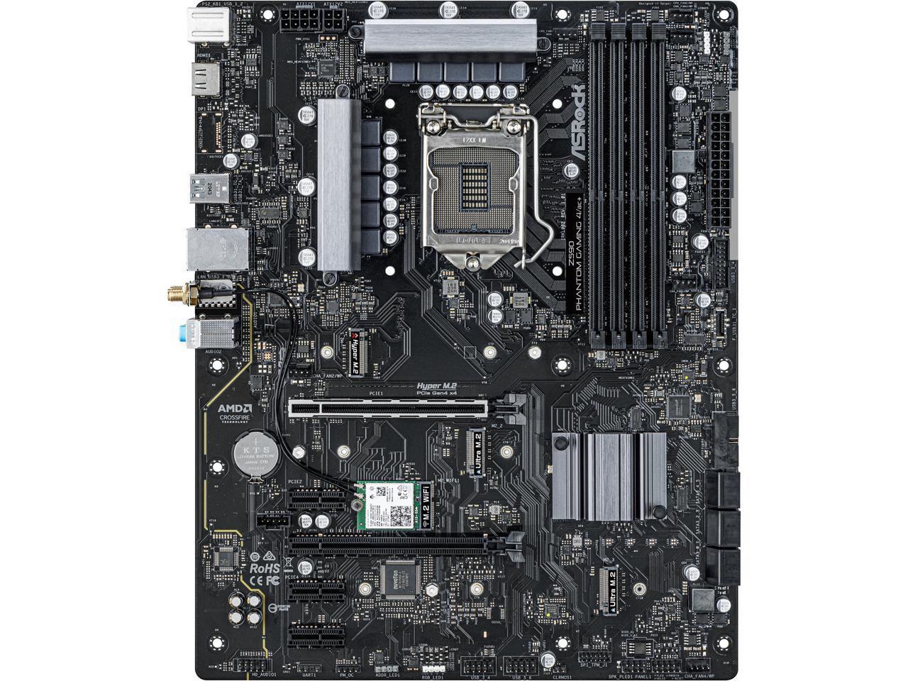 Asrock z590 phantom gaming 4 не видит