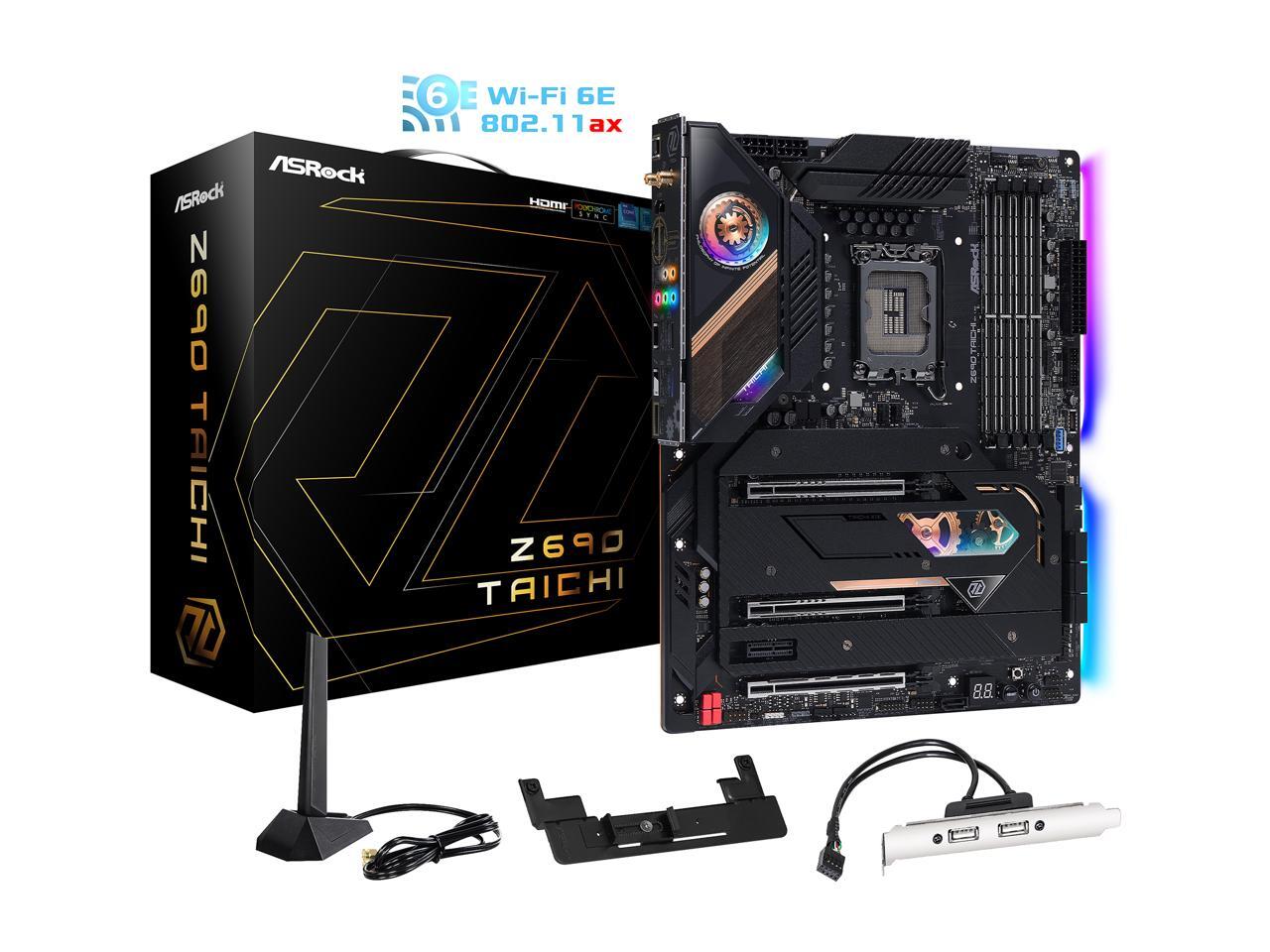 ASRock Z690 Taichi LGA 1700 DDR5 ATX Intel Motherboard - Newegg.com