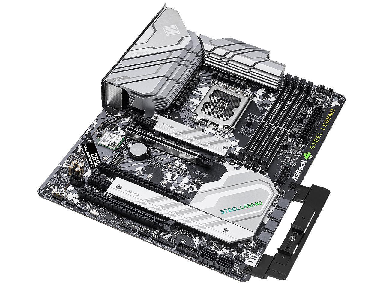 Asrock Z Steel Legend Wifi E D Lga Th Th Th Gen Atx Intel Motherboard Newegg Com