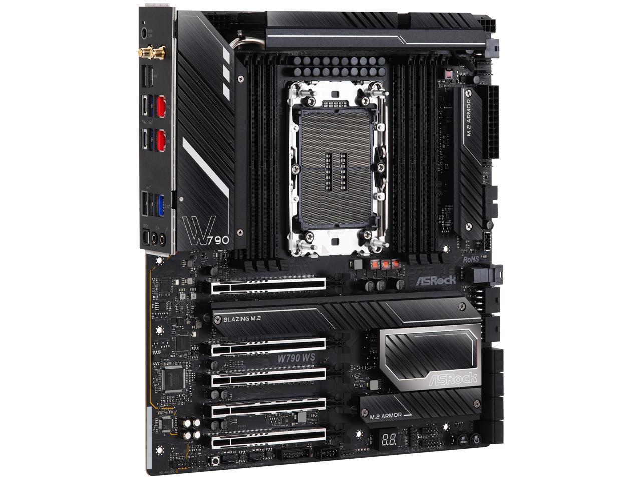 ASRock W790 WS Intel® W790 (LGA 4677) CEB workstation Extended ATX ...