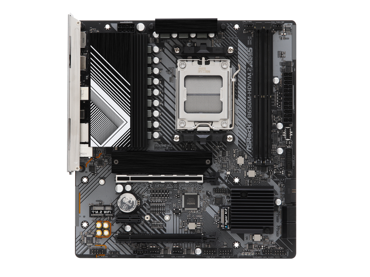 ASRock B650M-HDV/M.2 Socket AM5 Ryzen 7000 Micro ATX Motherboard ...