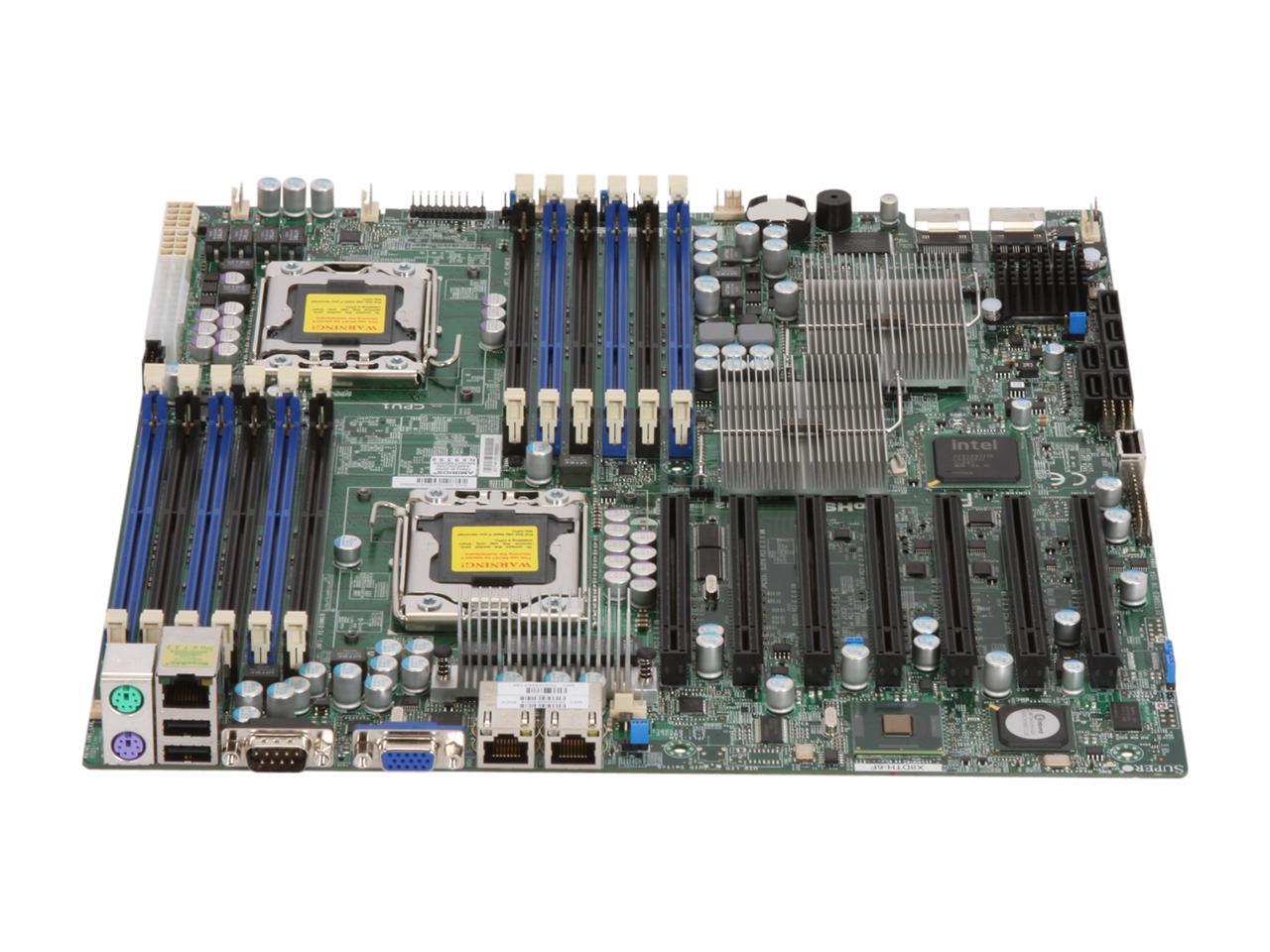 SUPERMICRO MBD X8DTH 6F O Dual LGA 1366 Intel 5520 Extended ATX Dual Intel Xeon Server 