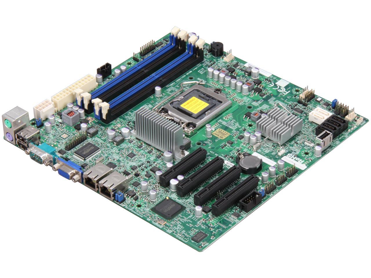 SUPERMICRO MBD-X9SCM-O LGA 1155 Intel C204 Micro ATX Intel Xeon E3 ...