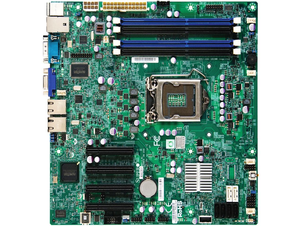 SUPERMICRO X9SCM-F Micro ATX Intel Motherboard - Newegg.com
