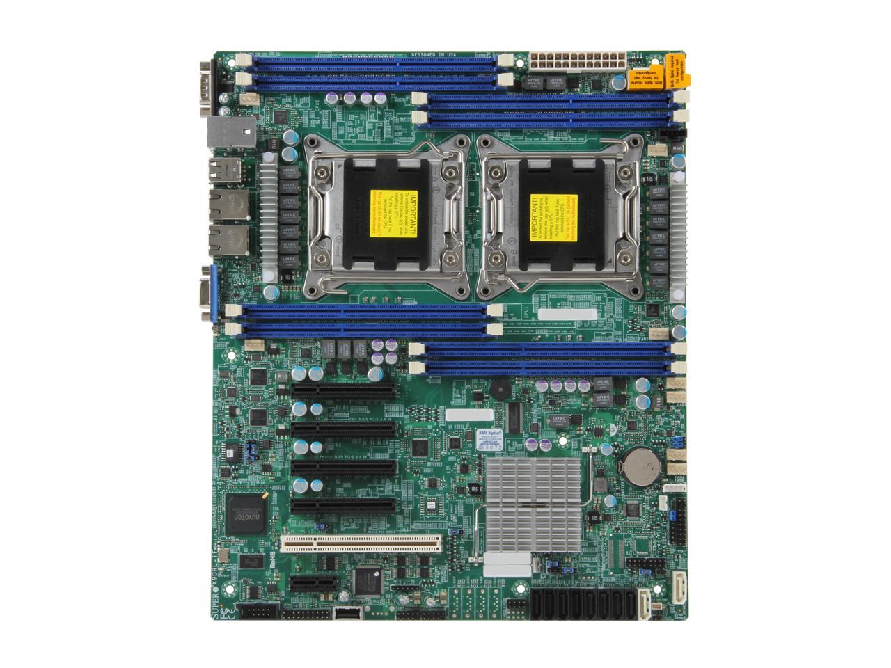 Supermicro マザーボード MBD-X9DRW-3TFB LGA2011 C606 DDR3 PCI