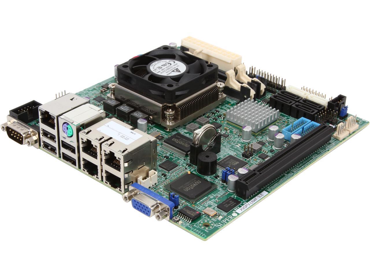 Supermicro X9SPVLN4F Server Motherboard Intel QM77 Express Chipset