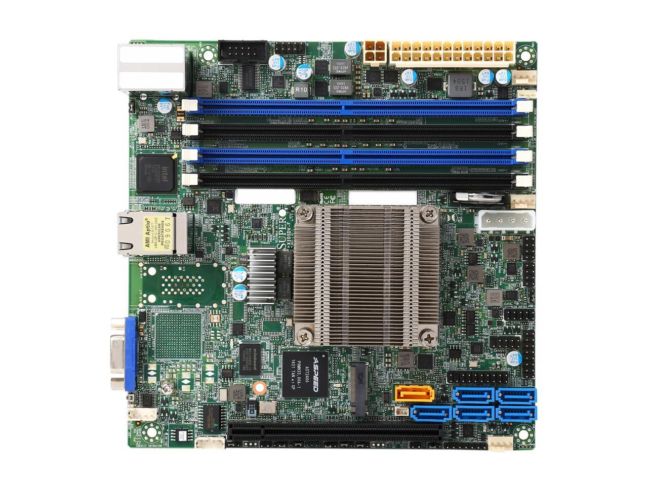 SUPERMICRO MBDX10SDVFO Mini ITX Server Motherboard Xeon processor D